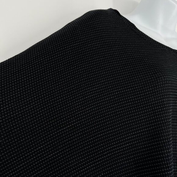 Free People Black Textured‎ Open Back Oversized  Top S - Picture 2 of 7